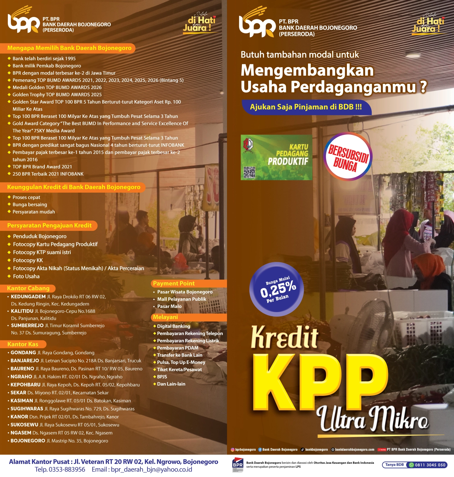 KREDIT KARTU PEDAGANG PRODUKIF ULTRA MIKRO