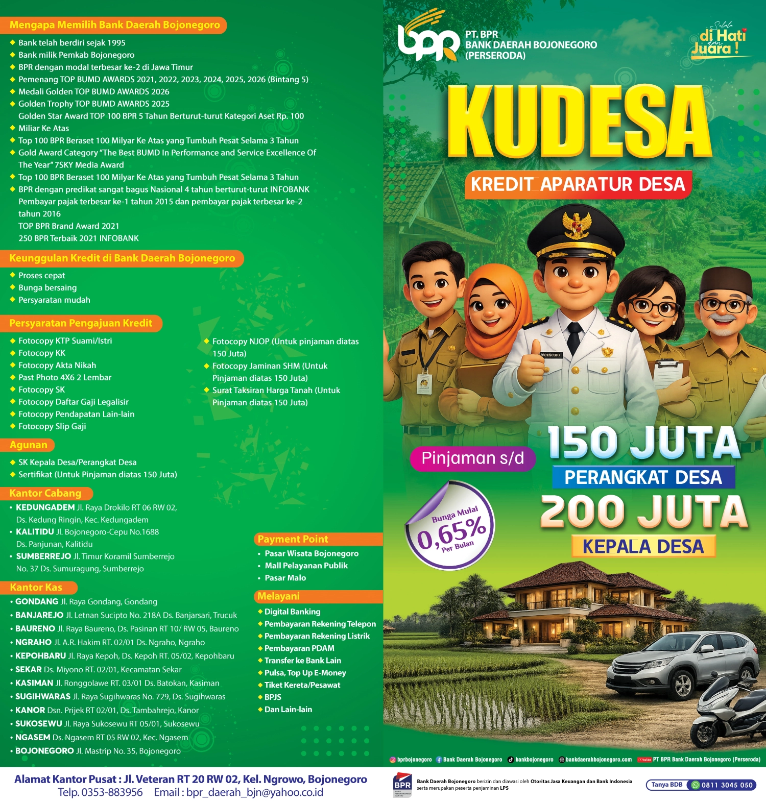 KREDIT APARATUR DESA (PERANGKAT DESA & KEPALA DESA)