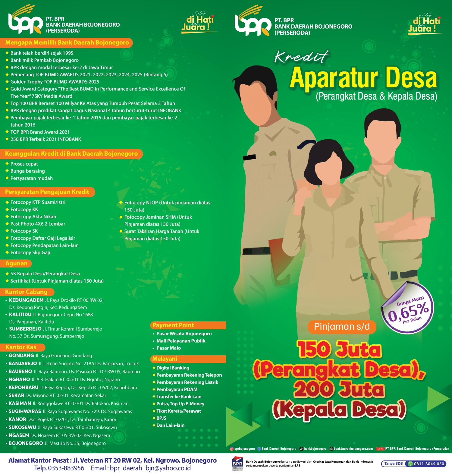 KREDIT APARATUR DESA (PERANGKAT DESA & KEPALA DESA)